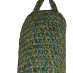 Handmade Crocheted-Recycle-Shopping-Bag-Holder